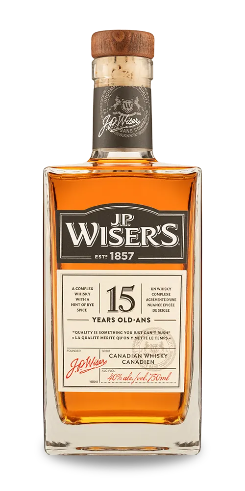 J.P. Wiser's 15 Year Old Bottle
