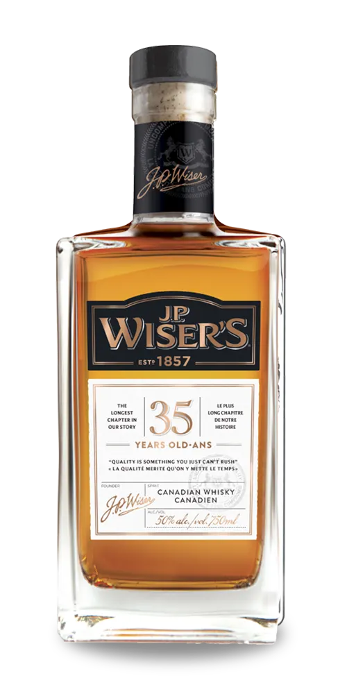 J.P. Wiser's 35 Year Old Bottle