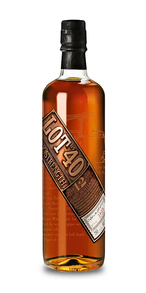 Lot No. 40 12 Year Old Cask Strength Bottle