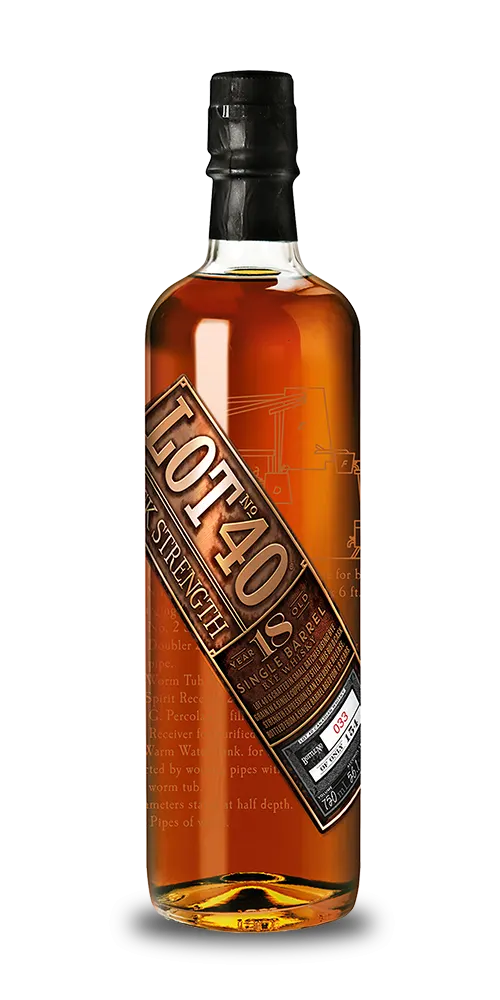 Lot No. 40 18 Year Old Cask Strength Canadian Whisky